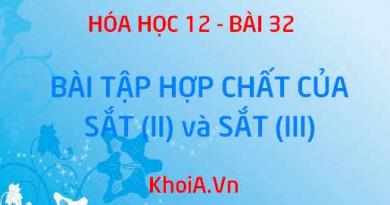 Bài tập về hợp chất của Sắt (Sắt II, Sắt III): Bài tập 1, 2, 3, 4, 5 trang 145 SGK Hóa học 12 bài 32